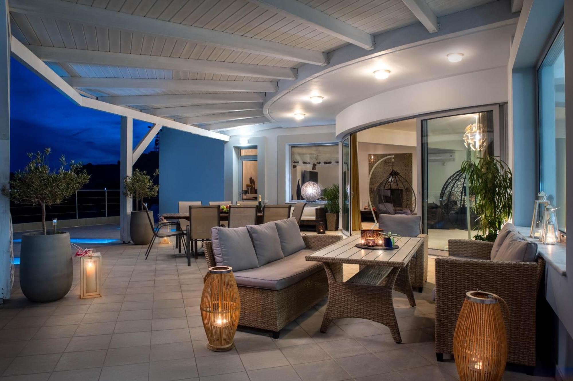 Villa Zafira - Seaview Manor With Heated Pool Kallithéa Extérieur photo