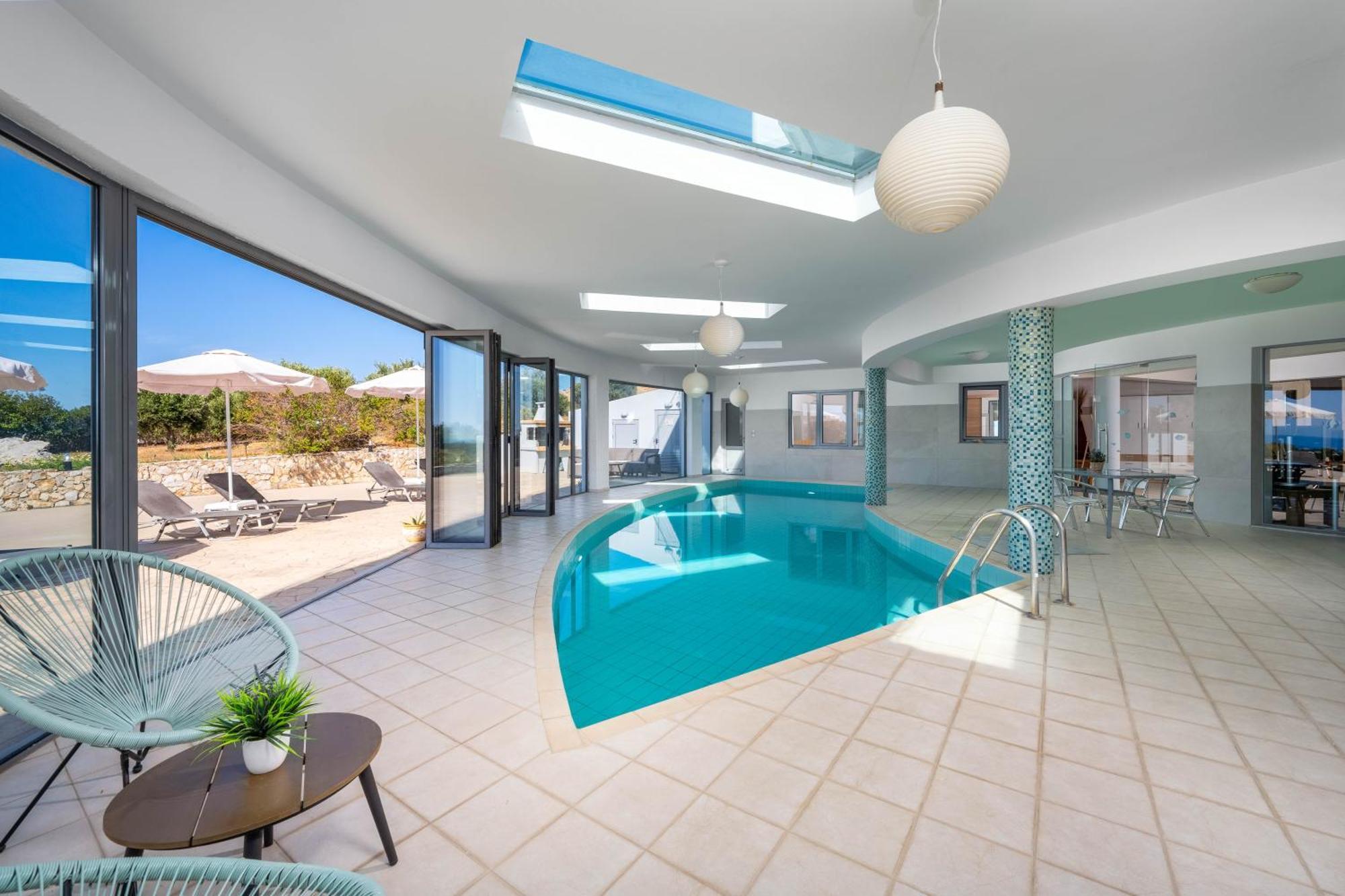 Villa Zafira - Seaview Manor With Heated Pool Kallithéa Extérieur photo