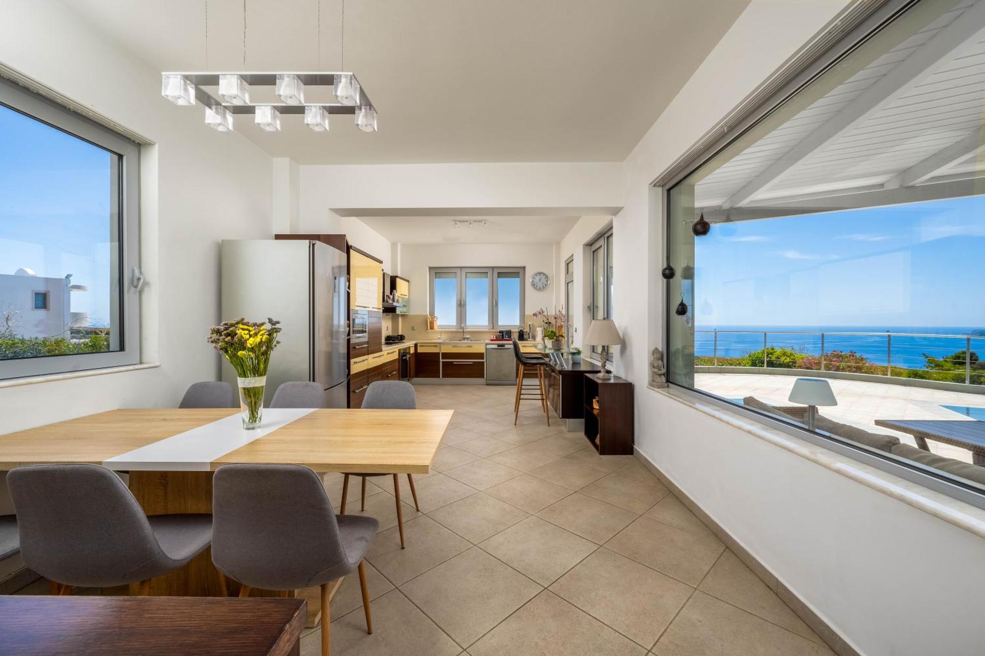 Villa Zafira - Seaview Manor With Heated Pool Kallithéa Extérieur photo