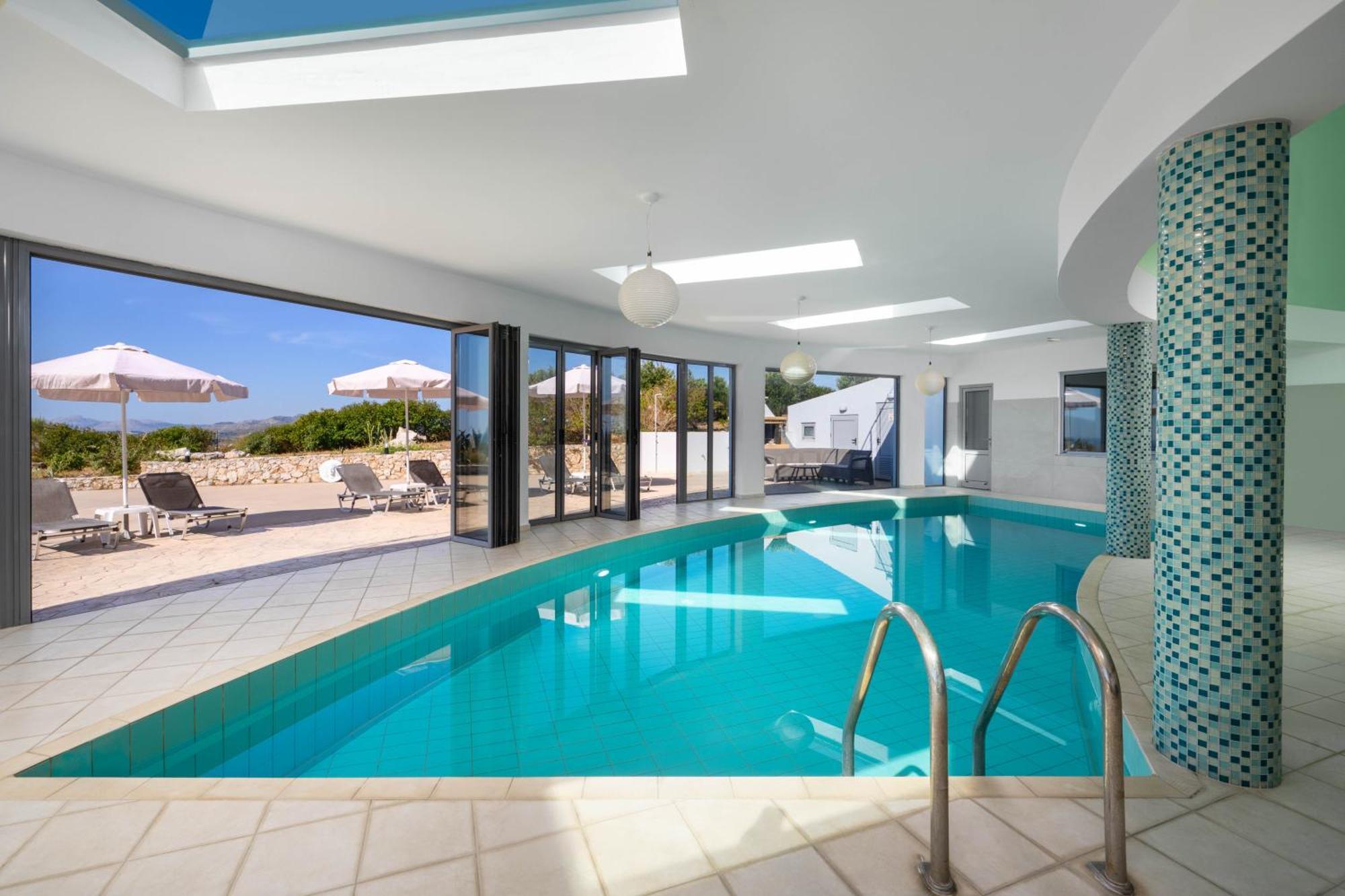 Villa Zafira - Seaview Manor With Heated Pool Kallithéa Extérieur photo