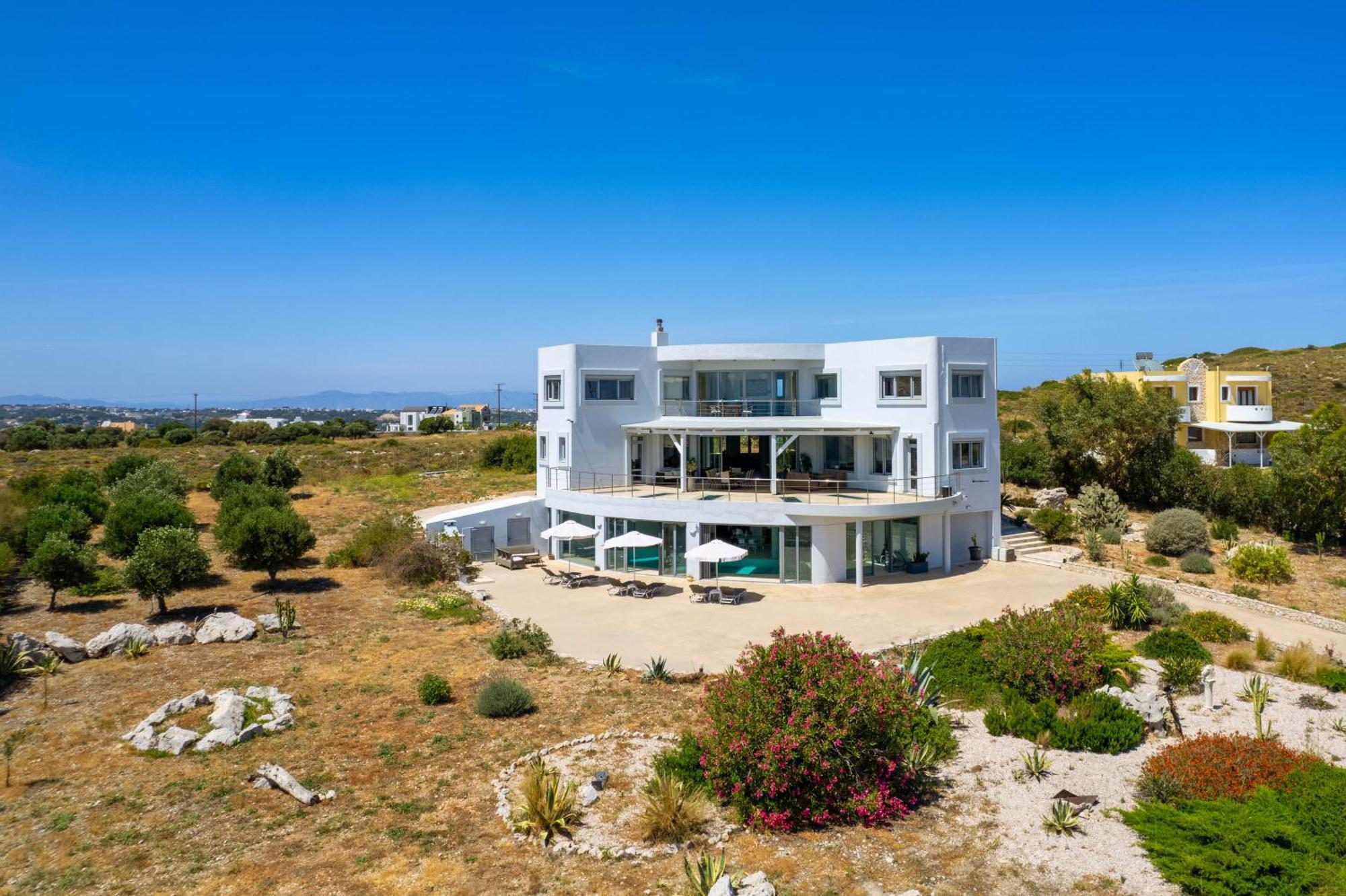 Villa Zafira - Seaview Manor With Heated Pool Kallithéa Extérieur photo